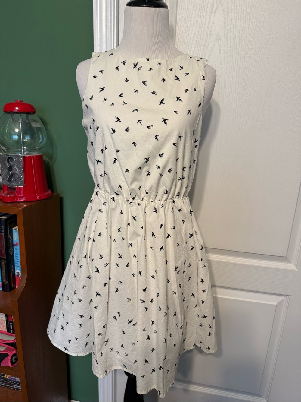 Bailey Blue bird print dress
